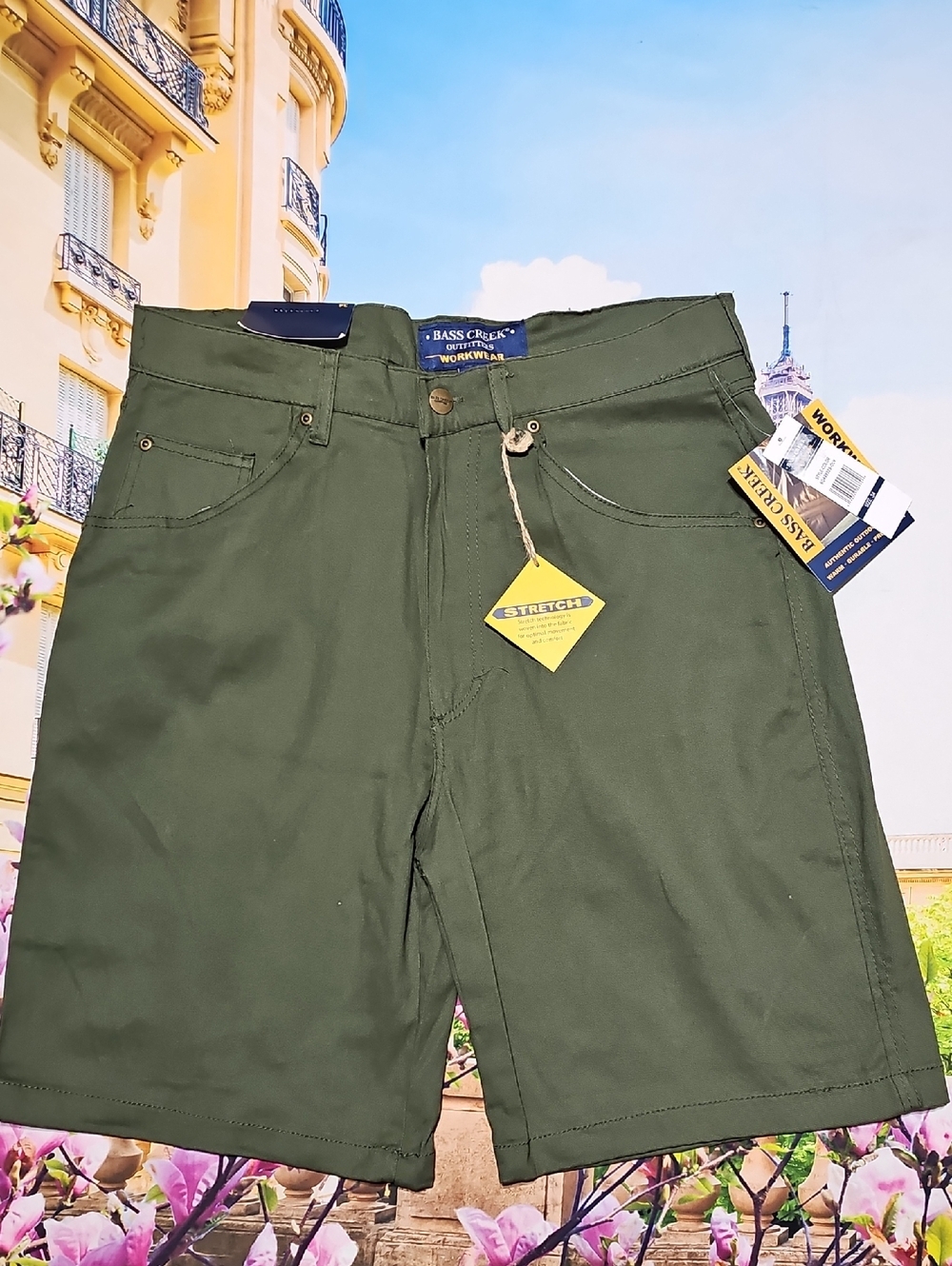 Bass Creek Outfitters Green‎ Shorts Size 34 NWT